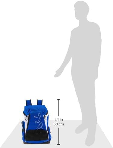 Alliance Backpack TYR Wet/Dry Athletic Gym and Pool Bag for Men and Women - Separate Wet/Dry Compartments, 45L Capacity, Ergonomic, Water-Resistant - Available in Team Colors