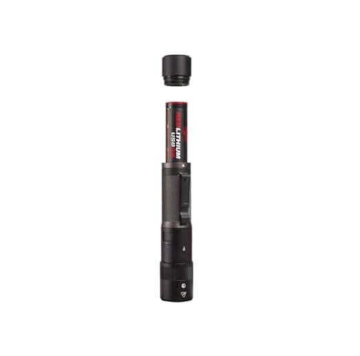 Milwaukee Rechargeable 1100 Lumen LED Flashlight, Battery Powered, Twist Focus