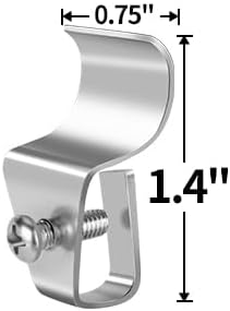 Antimbee No-Hole Outdoor Camera Mount,40-Pack Vinyl Siding Clips,Vinyl Siding Hanger for Blink, Arlo, Ring, No-Damage, No Drilling, Weatherproof-304 Stainless Steel Home Siding Hooks - New Upgrade