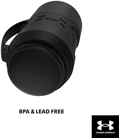 Under Armour Half Gallon Water Bottle Insulated, 64oz Insulated Water Bottle with Handle, Fence Hook, Leak Resistant, for Baseball, Football & More - Vapor Green/Black
