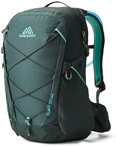 Gregory Swift 22L H2O Women's Day Hiking Backpack, Breathable Foam Backpanel, 2L Water Reservoir Included, One Size Fits All, Emerald Frost