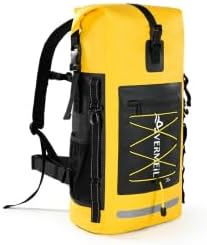 Waterproof Backpack Dry Bag with bungee cord Yellow