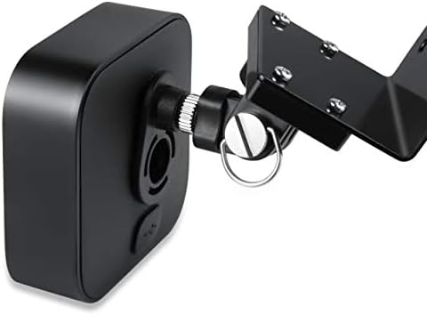 Wasserstein Weatherproof Gutter Mount with Universal Screw Adapter - Compatible with Blink Outdoor/Outdoor 4/XT/XT2 (1-Pack, Black)