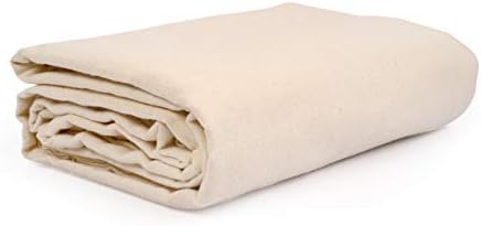 Linteum Textile Cotton Blended Hospital Patient Bath Blanket, Bed Bath Sheet, Twin Blanket Lightweight Sheet Blankets 70x90 in, 1.75 lb. Unbleached
