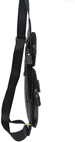 Leather Sling Bag Crossbody Backpack for Men Women Travel Outdoor Sports Hiking Camping Shoulder Chest Day Pack Daypack