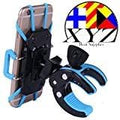 XYZ Supplies® Cell Phone Mount/Holder for Boat, Motorcycle/Bike Handlebars, Microphone, Music, or Drum Stand, iPhone, Samsung, Smart Phone, (Blue)