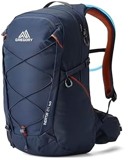 Gregory Inertia 24L H2O Unisex Day Hiking Backpack with included Water Reservoir/Bladder, One Size Fits All, Indigo Blue