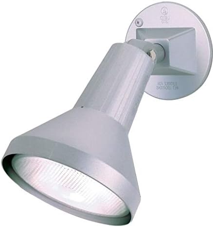 Ciata 15" Outdoor Security Flood Light 1 Head with Heavy Duty Cast Aluminum Body 150W PAR38 Weather Proof Grey Finish