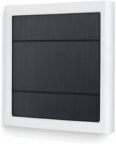 Solar Panel for Ring Camera, 4W Solar Charger Compatible with Rings Spotlight &Stick Up Outdoor Cam Battery, 10ft Long Cable with USB-C to Ring Barrel Plug Adapter