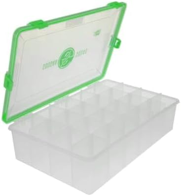 GOOGAN Squad 3700 Deep Casket 2.0 Fishing Tackle Box – Durable Bait & Gear Storage Organizer with Adjustable Dividers