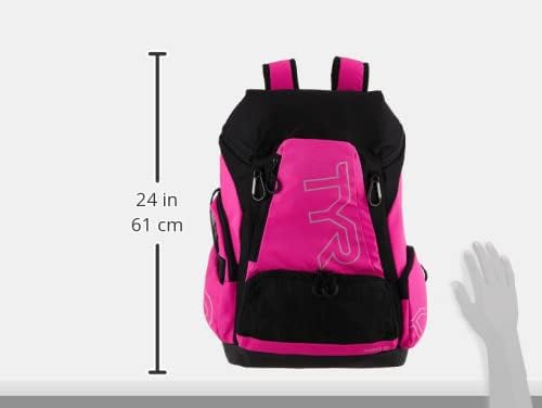TYR Alliance Backpack - Wet/Dry Athletic Gym and Pool Bag for Men and Women - Separate Wet/Dry Compartments, 45L Capacity, Ergonomic, Water-Resistant - Available in Team Colors