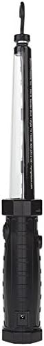 Nightstick NSR-2168B Multi-Purpose Rechargeable Floodlight with Magnetic Hooks and Replaceable Lens-Black, Multicolor