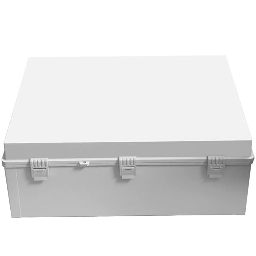 Big Size 23.62"x19.68"x8.66" IP67 Waterproof Enclosure Electrical Junction Box, Grey Shell ABS Outdoor Box With Covers (600x500x220mm)