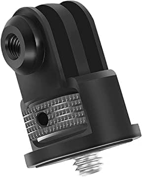 Aluminum Camera Tripod Adapter 1/4"-20 Conversion Adapter Mounts Compatible with Gopro Action Cameras Insta360 and Other Standard 1/4 Accessories, Quarter Inch Mount Adapter (Type DD)
