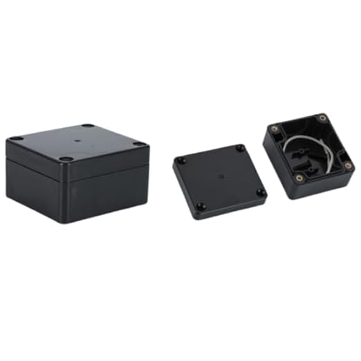 IP65 Waterproof Junction Box ABS Plastic Electrical Enclosure Dustproof and Corrosion Resistant Project Case 2.6×2.3×1.4 inch （65x58x35mm ） 1-Pack