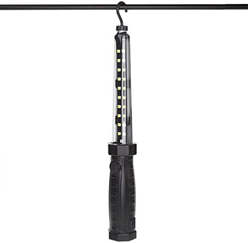 Nightstick NSR-2168B Multi-Purpose Rechargeable Floodlight with Magnetic Hooks and Replaceable Lens-Black, Multicolor