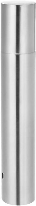 DOITOOL Stainless Steel Cylinder Box 11.8 Inch Document Storage Tube for Birth Certificates Diplomas Waterproof Metal Holder for Office and Home Organization