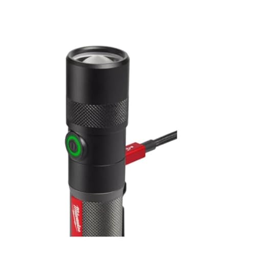 Milwaukee Rechargeable 1100 Lumen LED Flashlight, Battery Powered, Twist Focus