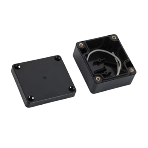 IP65 Waterproof Junction Box ABS Plastic Electrical Enclosure Dustproof and Corrosion Resistant Project Case 2.6×2.3×1.4 inch （65x58x35mm ） 1-Pack