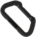 SMC Safety and Rescue Non-Locking Carabiner: Force Series D, Black - 62005