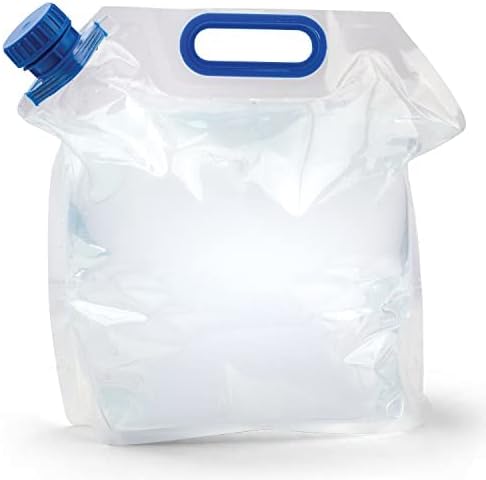 Camping Water Container - 2 Gallon Collapsible Water Jug, Perfect for Home, Travel, Survival - Portable