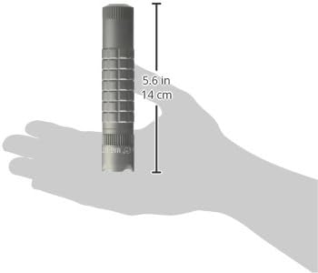 MagLite MAG-TAC 2-Cell CR123 LED Tactical Flashlight – High Lumen, Water-Resistant, QuickClick Modes Crowned Bezel – Urban Gray