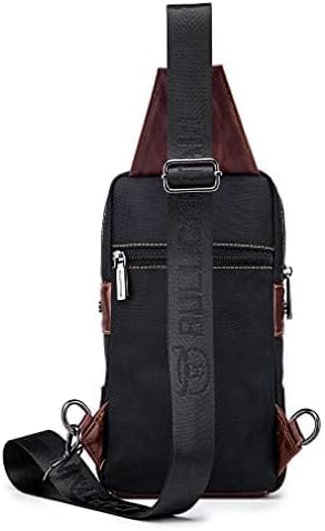 Cool Sling Bag Crossbody Backpack for Men Women Outdoor Travel Tactical Fishing Hunting Hiking Handbag Shoulder Chest Pack Camping Casual Daypack Black Brown