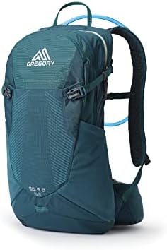 Gregory Sula 8 H2O Unisex Day Hiking/Backpacking Hydration/Mountain Biking Backpack, 3L Water Reservoir/Bladder Included, One Size Fits All, Antigua Green