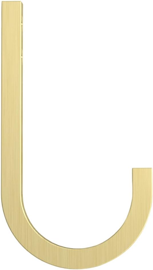National Hardware N337-905 Reed Multi-Purpose Hook, 4", Brushed Gold