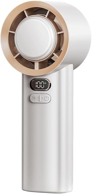 MUXNW Portable Fan for Travel Mini: Pocket Small Handheld Hand Held Rechargeable Battery Operated USB Charger - Gifts for Women Teens - Summer to a Beach for a Cooling vacation