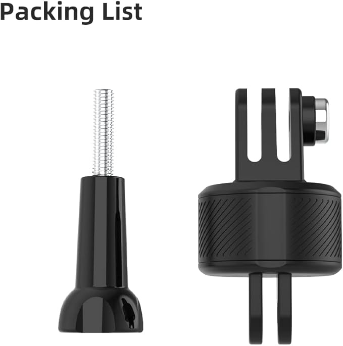 Magnetic Accessories for GoPro, Quick Release Base for Bike, Selfie Stick, Monopod, Tripod Mount, Compatible with GoPro Hero 13/12/11/10 Black, Akaso, Insta, DJI and More (Magnetic Accessories)