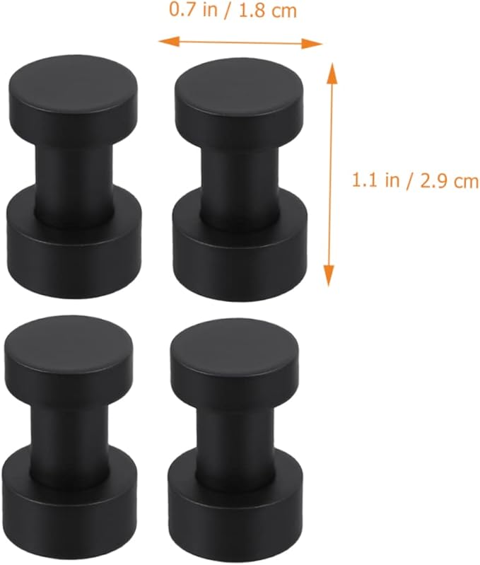 Bathroom Wall Towel Hooks 4-Pack Heavy Duty Metal Coat Hooks with Screws No Drill Installation Space Saving Multipurpose Hooks for Towels Scarves Bags