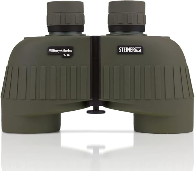 Steiner Military-Marine 7x50mm Binoculars – Legendary Tactical Optics with Sports-Auto-Focus, Floating Prism Shock Absorption, Waterproof, and Heritage Warranty