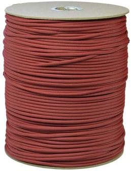 The Paracord Store | Type III 550 Paracord - 1000 FT Spool, Crimson Red | Heavy Duty 7 Strand Tactical Paracord - USA Made Nylon Outdoor Parachute Cord for Camping, Fishing & More - Survival Cord