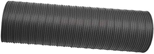 Rattan Furniture Fixing Kit (Contains Weaving Tool), Wicker Repair Material, Grey Flat Plastic Woven Material for for Knit and Repair Rattan Chair Table Basket-70m (220 ft) (Gray)