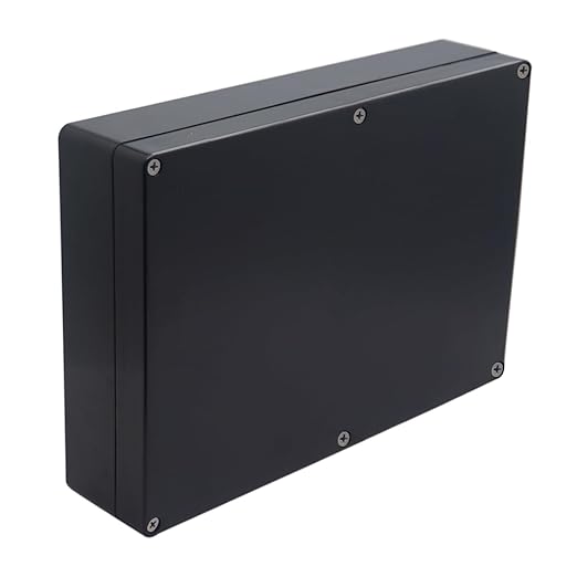 Project Box IP65 Waterproof Junction Box ABS Plastic Electrical Boxes DIY Electronic Project Case Power Enclosure 10.35x7.17x2.36 inch (263 x 182 x60 mm)