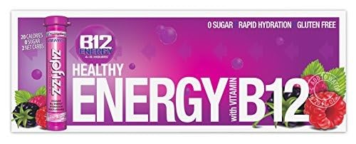 Zipfizz Daily Energy Drink Powder, Berry, 20 Pack | 3-in-1 Sustained Energy, Rapid Hydration, and Essential Vitamins | Sugar-Free | Electrolyte Powder | Contains Vitamin B-12 & Antioxidants