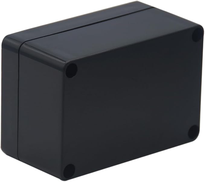 2 Pack Project Box Waterproof Plastic Junction Box ABS IP65 Electronic Project Case Power Enclosure 3.94 x 2.68 x 1.97 inch (100 x 68 x 50 mm)