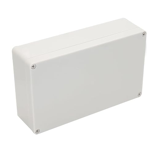 Project Box IP65 Waterproof Junction Box ABS Plastic Electrical Boxes DIY Electronic Project Case Power Enclosure White 7.87x4.72x2.2 inch (200 x 120 x56 mm)