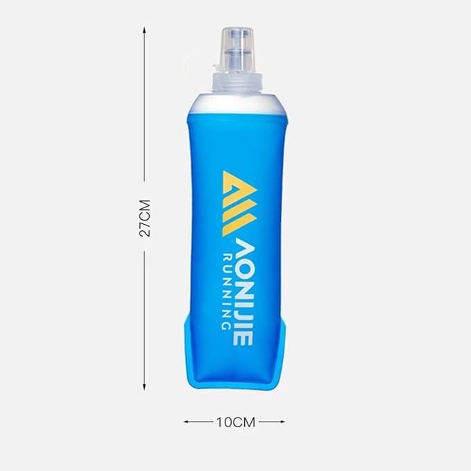AONIJIE 250ML/350ML/500ML/600ML Portable TPU Soft Water Bottle Folding Soft Flasks For Outdoor Marathon Running Hydration Camping Hiking
