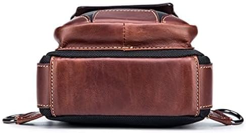 Cool Sling Bag Crossbody Backpack for Men Women Outdoor Travel Tactical Fishing Hunting Hiking Handbag Shoulder Chest Pack Camping Casual Daypack Black Brown
