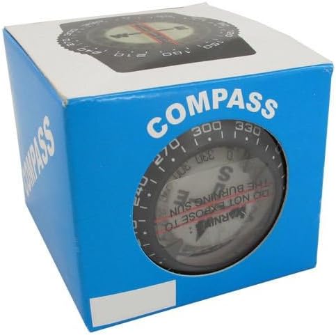 Scuba Choice Diving Compass (Wrist/Bungee Mount) – Easy-to-Read Underwater Navigation Tool for Scuba Diving, Durable Design with Rotating Bezel, Reliable Directional Aid for Deep Dive Adventures
