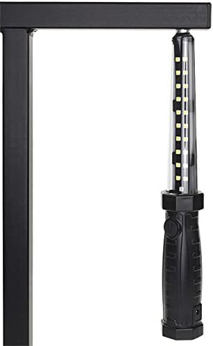 Nightstick NSR-2168B Multi-Purpose Rechargeable Floodlight with Magnetic Hooks and Replaceable Lens-Black, Multicolor