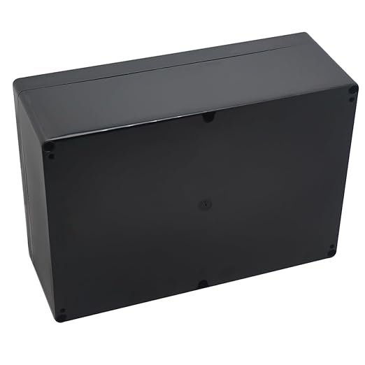 Project Box IP65 Waterproof Junction Box ABS Plastic Electrical Boxes DIY Electronic Project Case Power Enclosure 10.35x7.17x3.74 inch (263 x 182 x95 mm)