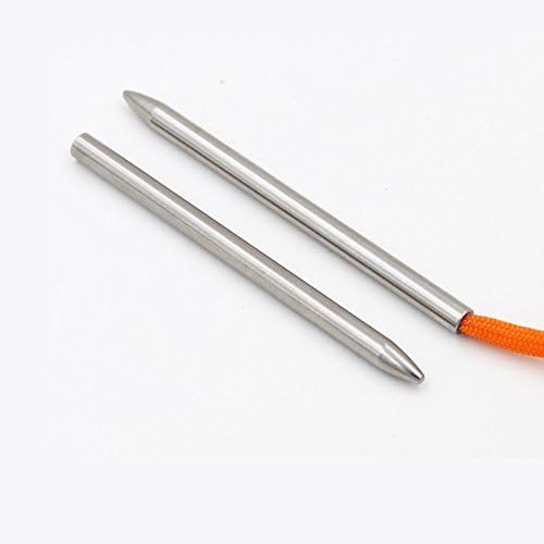 2pcs 550 Paracord Fids Lacing Stitching Weaving Needles Stainless Steel Camping & Hiking