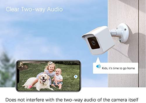 PEF Mount for All-New Cam V3 and V4, Weatherproof Protective Cover and 360 Degree Adjustable Wall Mount Solid Housing for Cam V3 and V4 Outdoor Indoor Smart Home Camera System (White, 3 Pack)