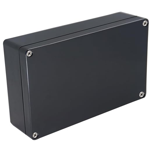 Project Box IP65 Waterproof Junction Box ABS Plastic Electrical Boxes DIY Electronic Project Case Power Enclosure 7.87x4.72x2.2 inch (200 x 120 x56 mm)