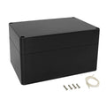 LeMotech Electrical Box ABS Plastic Project Box IP65 Waterproof Junction Box Project Case Universal Enclosure for Electronics Black 6.2X 4.2X 3.4 inch (160x110x90mm)（Pack of 1