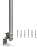 Technical Pole Mount Accessory for Outdoor Antennas (Signal Booster, Yagi, Expansion Kit) & Weather Station – Stronger Structure with Double U-Bolts (Pole OD 1 1/4", 15 3/4" Length)