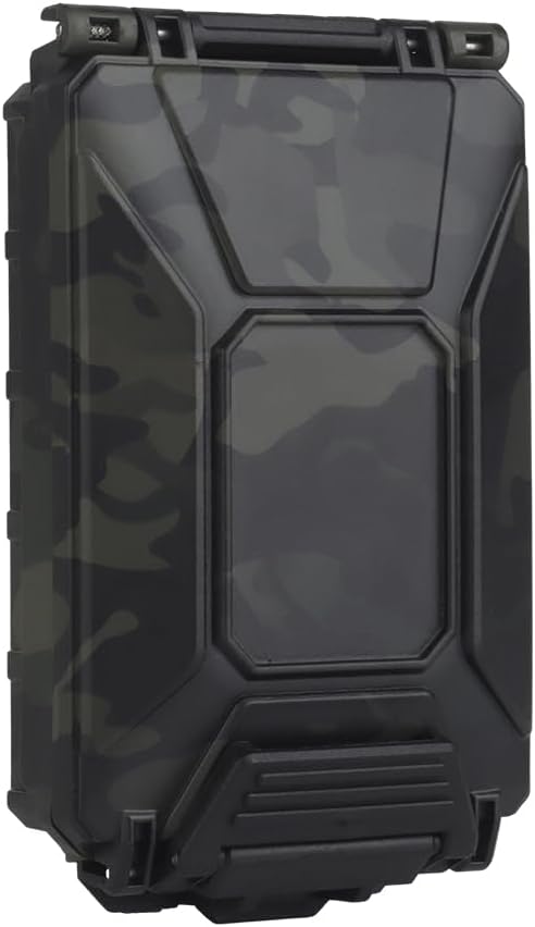 WoSporT Tactical Modular Battery Storage Organizer, MOLLE Military Hunting Vest Carry 18650/AAA/CR123A/18350 Battery Box Holder Case
